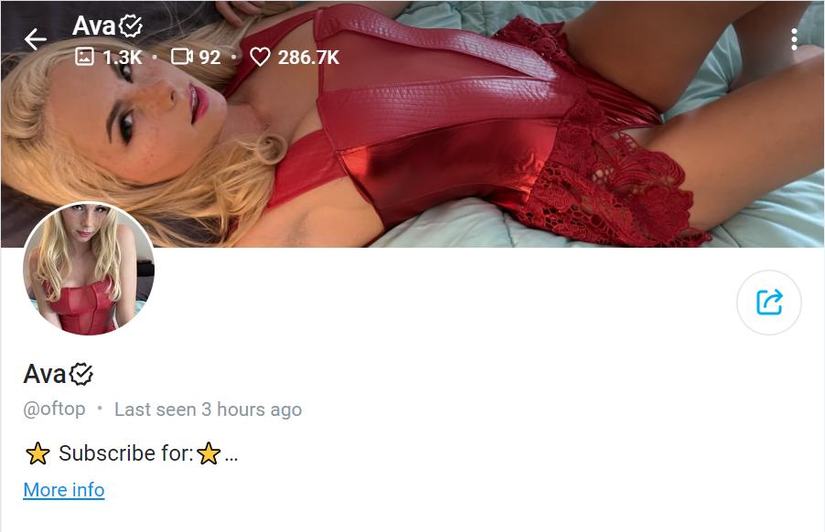 Ava / oftopfree Nude OnlyFans Vazamentos 1