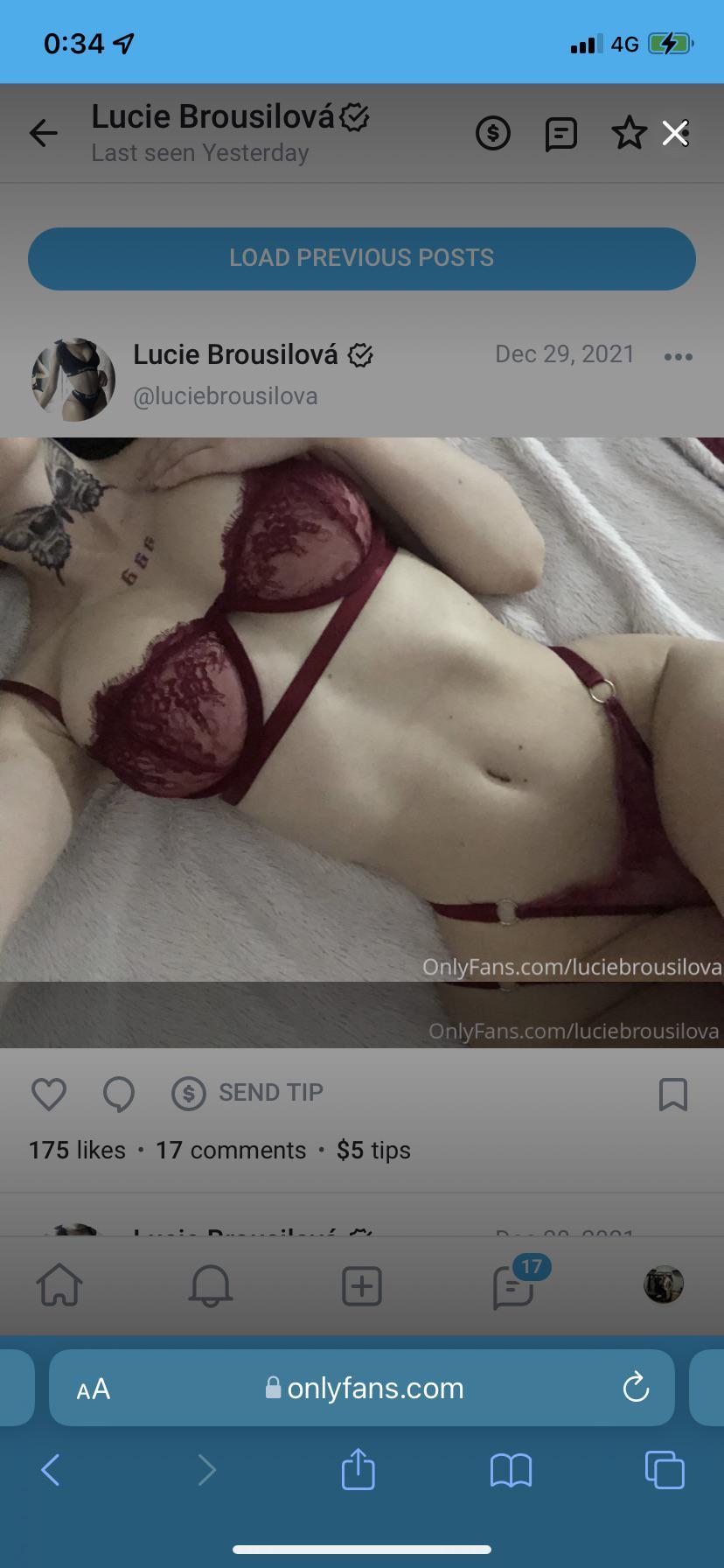 luciebrousilova Nude OnlyFans Vazamentos 1