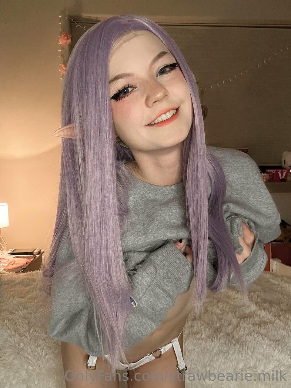 Strawbeariemilkk / StrawberryMillk Nude OnlyFans Vazamentos 1