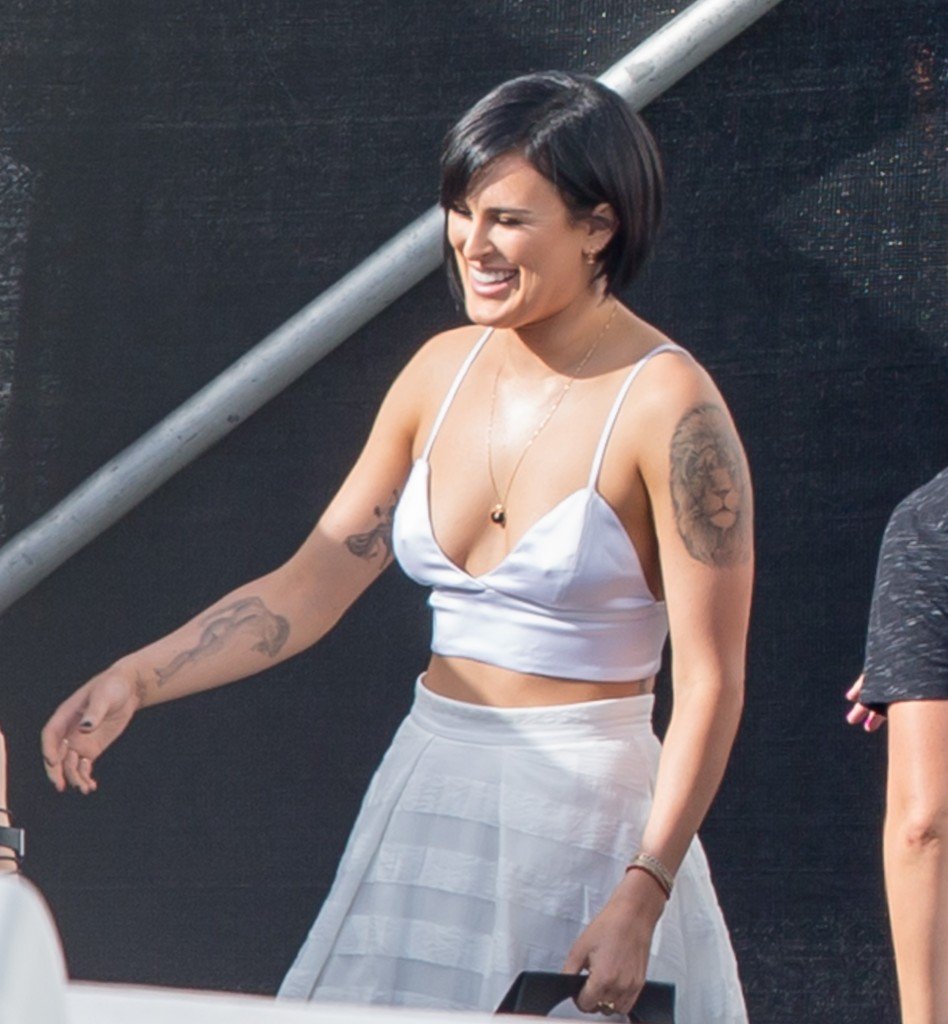 EXCLUSIVO: Rumer Wills vista na estreia da 21ª temporada de Dancing With the Stars em Los Angeles, CA